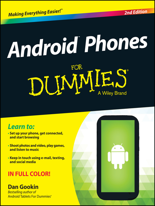 Title details for Android Phones For Dummies by Dan Gookin - Available